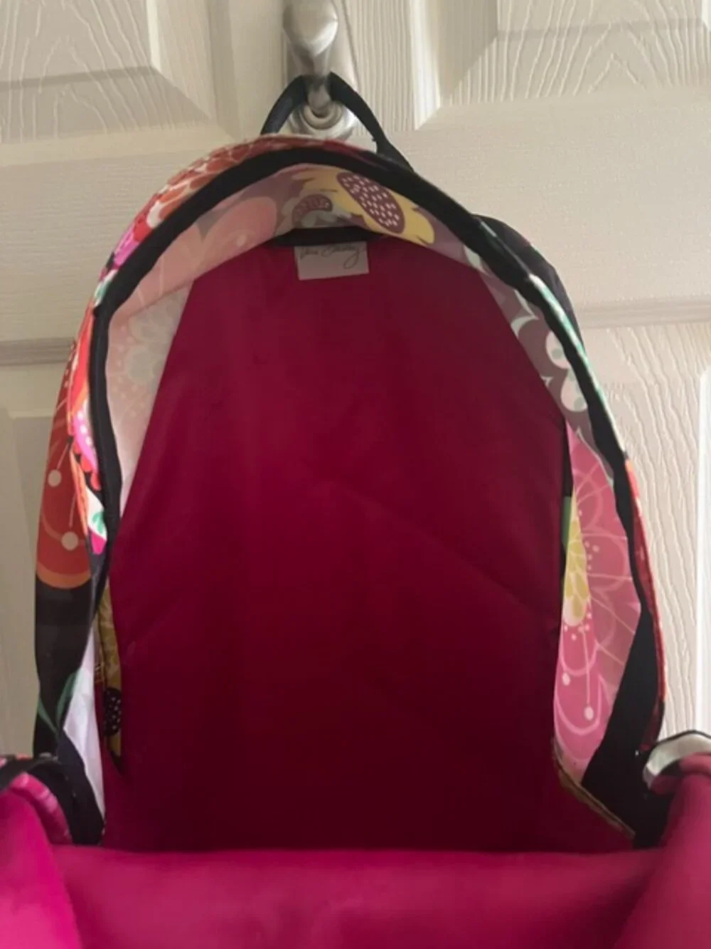 Vera Bradley Ziggy Zinnia Large Lighten Up Campus Backpack